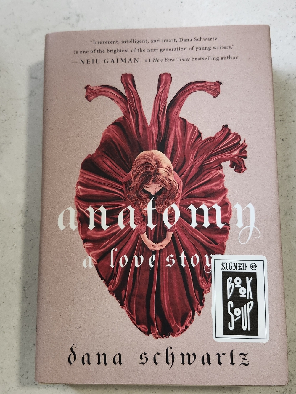 SIGNED Anatomy: A Love Story by Dana Schwartz